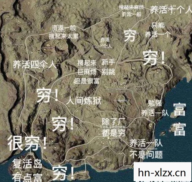 绝地求生新地图资源点详解