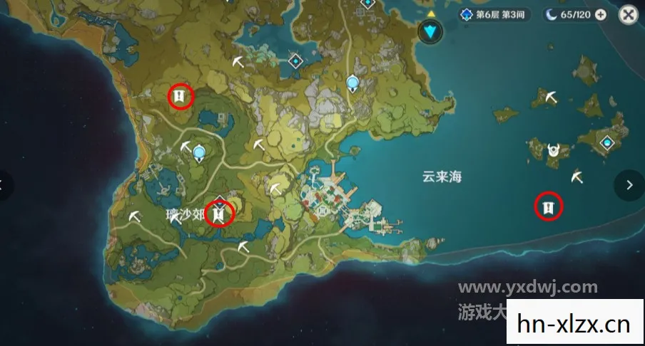 原神漂浮灵分布图及速刷路线图片