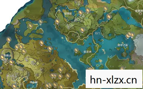 原神石珀采集地点分布图图片