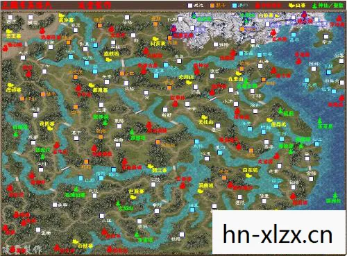 三国群侠传地图位置图，三国群侠传地图，探索历史与传说的交汇点
