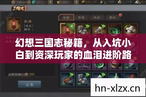 从入坑小白到资深玩家的血泪进阶路图片