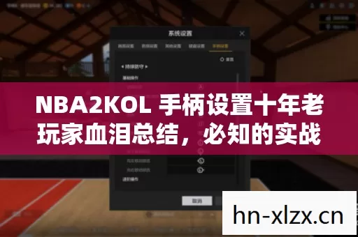 NBA2KOL 手柄设置十年老玩家血泪总结图片