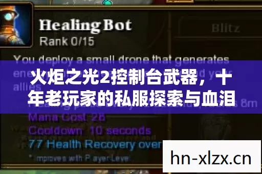 火炬之光2控制台武器,十年老玩家的私服探索与血泪经验 火炬之光2控制台武器,十年老玩家的私服探索与血泪经验