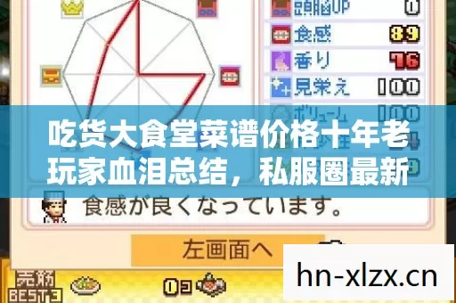 吃货大食堂菜谱价格十年老玩家血泪总结,私服圈最新动态全解析 吃货大食堂菜谱价格十年老玩家血泪总结,私服圈最新动态全解析
