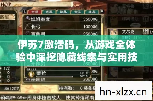 伊苏7激活码,从游戏全体验中深挖隐藏线索与实用技巧 伊苏7激活码,从游戏全体验中深挖隐藏线索与实用技巧