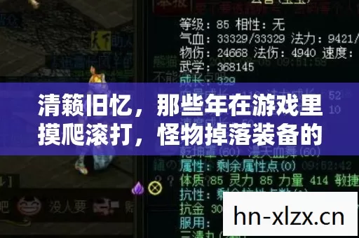 清籁旧忆,那些年在游戏里摸爬滚打,怪物掉落装备的奇妙之旅 清籁旧忆,那些年在游戏里摸爬滚打,怪物掉落装备的奇妙之旅