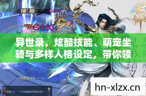 萌宠坐骑与多样人格设定图片