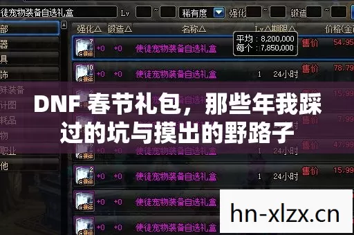 DNF 春节礼包,那些年我踩过的坑与摸出的野路子 DNF 春节礼包,那些年我踩过的坑与摸出的野路子