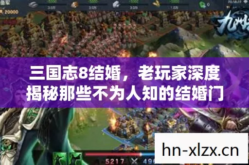 三国志8结婚,老玩家深度揭秘那些不为人知的结婚门道 三国志8结婚,老玩家深度揭秘那些不为人知的结婚门道