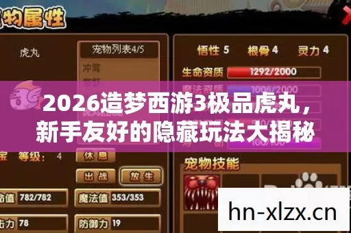 2026造梦西游3极品虎丸,新手友好的隐藏玩法大揭秘! 2026造梦西游3极品虎丸,新手友好的隐藏玩法大揭秘!