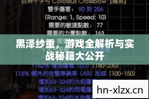 黑泽纱重,游戏全解析与实战秘籍大公开 黑泽纱重,游戏全解析与实战秘籍大公开
