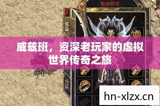 威兹班,资深老玩家的虚拟世界传奇之旅 威兹班,资深老玩家的虚拟世界传奇之旅