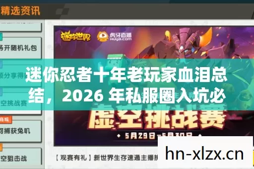 迷你忍者十年老玩家血泪总结,2026 年私服圈入坑必知的那些事儿 迷你忍者十年老玩家血泪总结,2026 年私服圈入坑必知的那些事儿